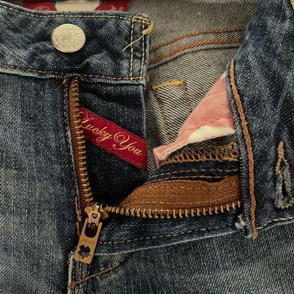 🍀LUCKY BRAND🍀 lola straight short inseam jeans - Picture 6 of 7
